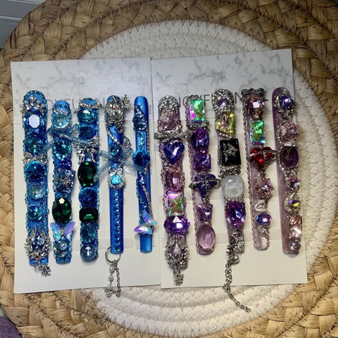 Handmade heavy drill full luxury extra long 10cm nails Handmade heavy drill full luxury extra long 10cm nails