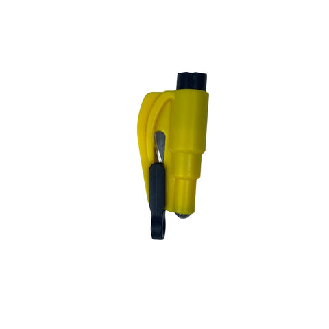 Window breaker and seatbelt cutter keycians for wo